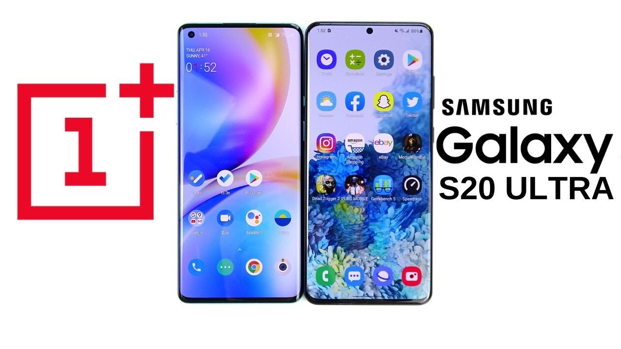 OnePlus 8 Pro vs Samsung S20 Ultra Speed Test!