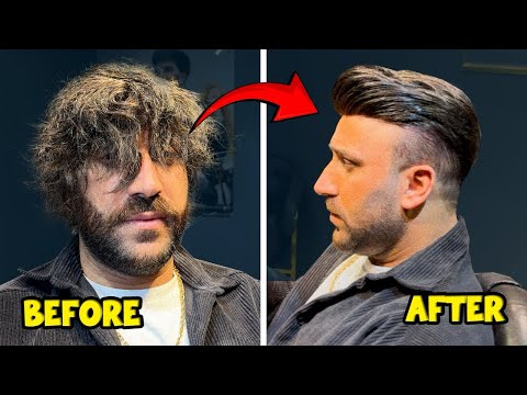 HOMELESS MAN WHO SHAVED AFTER 5 YEARS! BEFORE-AFTER