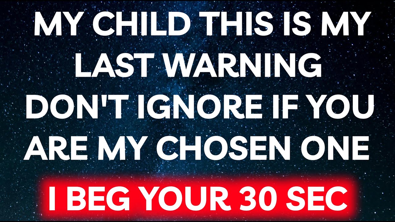 Angel Says My Child This Is My LAST WARNING Don't Ignore If You Are MY CHOSEN ONE...⚠️ Angel Message