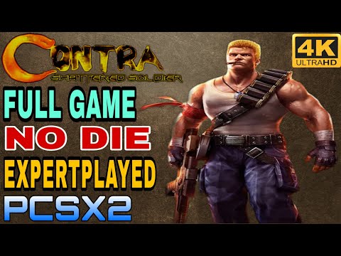 Contra Shattered Soldier Gameplay Walkthrough [4K 60FPS] Full Game (NO COMMENTARY) PS2