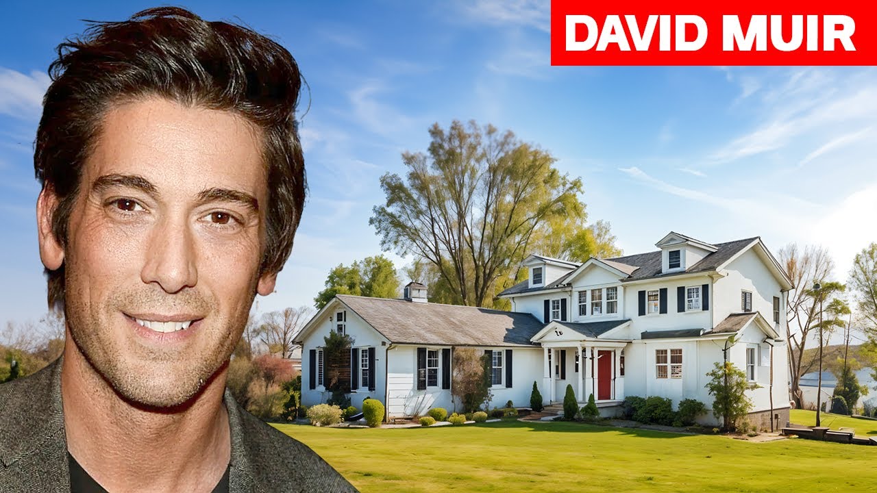 The MANSIONS that DAVID MUIR's $8 million salary buys
