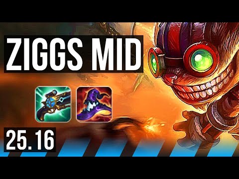 ZIGGS vs YONE (MID) | Legendary | EUW Master | 25.16
