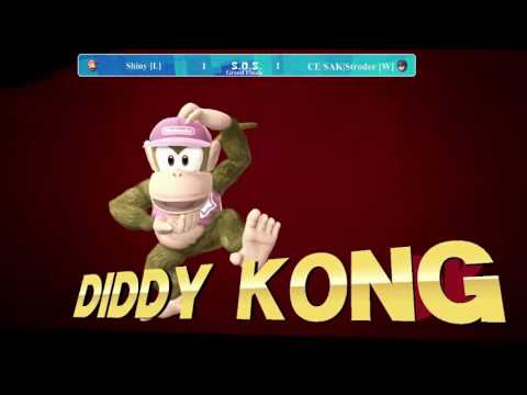SOS7 Grand Finals - Shiny (Diddy Kong) vs CE SAK|Stroder (Marth/Greninja)