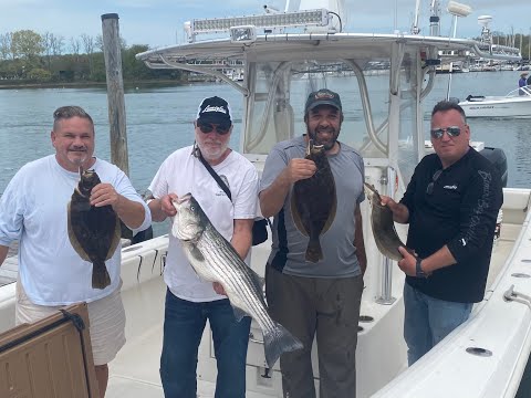 Thick Fog Cannot Stop Us - Stripers, Fluke and Porgies Mixed Bag May 2022 Peconic Bay Trip!