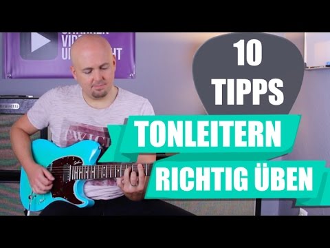 Gitarrenunterricht Tonleiterübungen - Gitarrenübungen Tonleiter