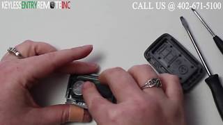 How To Replace A 2007 - 2009 Toyota Camry Smart Key Fob Battery FCCID HYQ14AAB