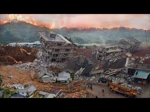Apocalypse in Peru! A huge landslide and flood destroyed the city of Machu Picchu.
