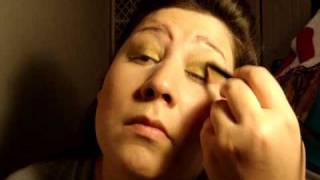 Bold Gold/Green Look