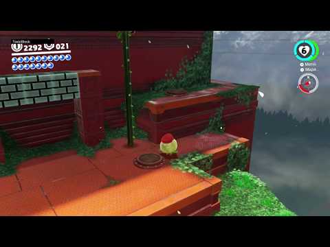 Energiluna 13 - Reino arbolado - Semilla a la vuelta de la esquina - Super Mario Odyssey
