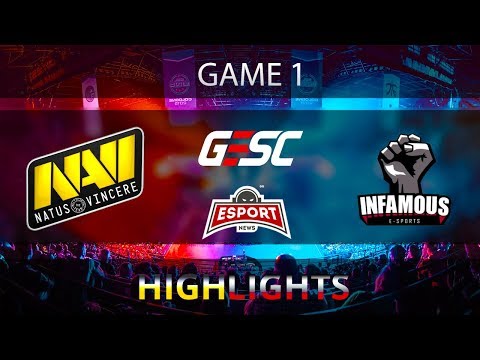 Dota 2: Na'Vi vs Infamous | GESC Indonesia Minor | Highlights | 16.03.2018
