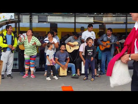 Gipsy street performers in Berlin