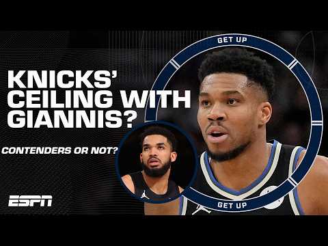 If Giannis went to the Knicks, would they be the favorite to win the NBA Finals? 👀 | Get Up