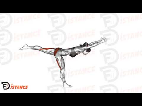 Exercice Posture du guerrier III (Virabhadrasana III)