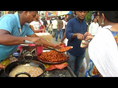 Hot Snacks (Bulbul Vaja) in Kolkata Street | Crispy and Crunchy | Indian Street Food Vendors Video