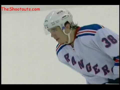 P.A. Parenteau (NYR) vs. Brian Elliott (OTT) Shootout November 14, 2009