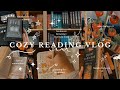cozy reading vlog ✍🏼📖 bookstores, new book, annotations, november planning.