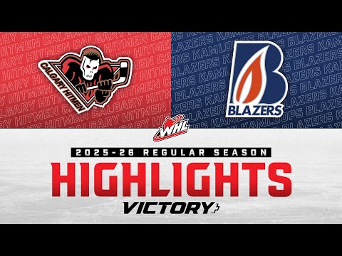 Calgary Hitmen at Kamloops Blazers 12/27 | WHL Highlights 2025-26