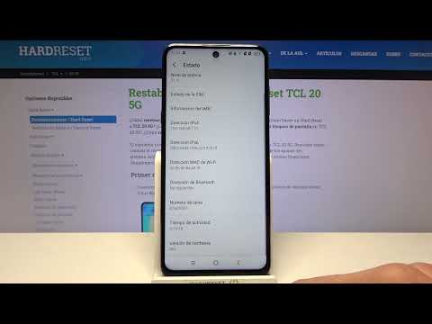 Verificar IMEI y número de serie del TCL 20 5G