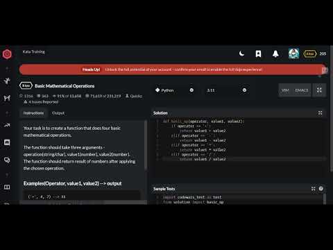 Codewars Basic Mathematical Operations Python 8 Kyu