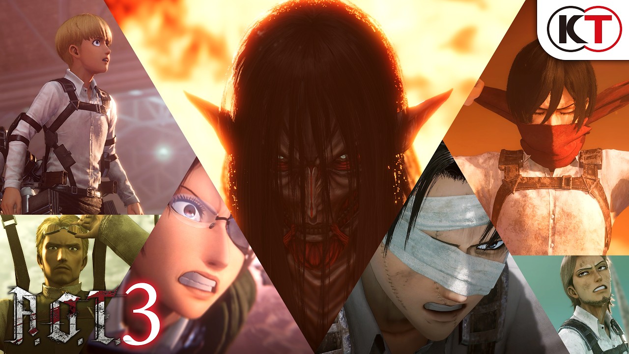 Attack on Titan 3 porta l’ultima battaglia oltre le mura