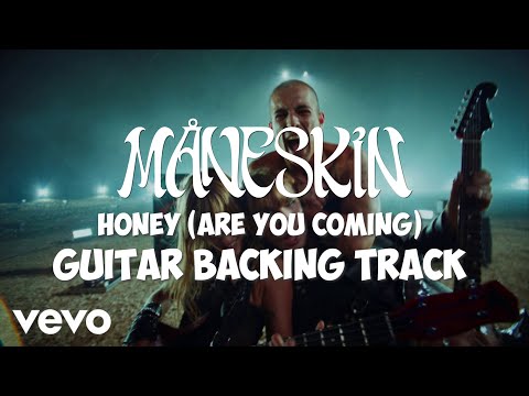 Måneskin - HONEY (ARE U COMING?) Guitar Backing Track 140BPM