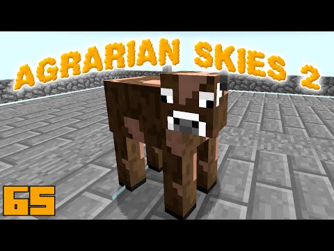 Minecraft Mods Agrarian Skies 2 - CHOCOLATE COW [E65] (Modded Skyblock)