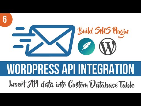 Insert API Query Data in Custom WordPress Database tables WordPress SMS Plugin