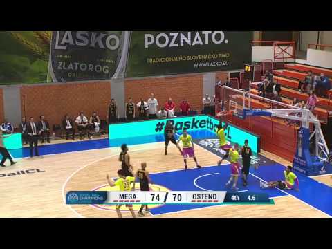 Highlights of Mega Leks in win over Telenet Oostende 76:70 (22.11.2016)
