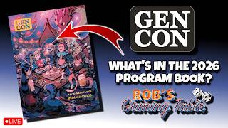 Gen Con 2026: Let's Check out the Program Book!