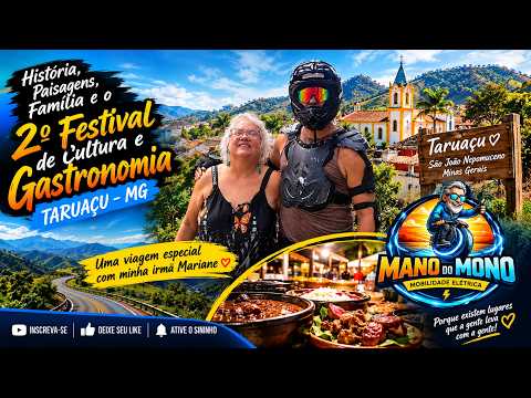De monociclo em TARUAÇU: Uma Joia de Minas! 🇧🇷 História, Paisagens, Família e Gastronomia