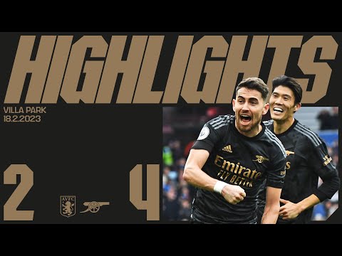 HIGHLIGHTS | Aston Villa vs Arsenal (2-4) | Saka, Zinchenko, Jorginho and Martinelli score!