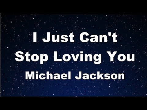 Karaoke♬ I Just Can't Stop Loving You - Michael Jackson 【No Guide Melody】 Instrumental, Lyric