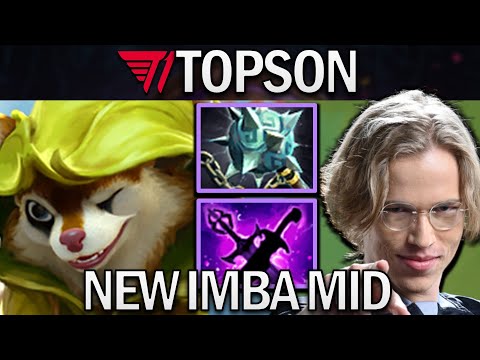 TI13 - Hoodwink Dota 2 7.32 Gameplay T1.Topson - New MID Imba with Gleipnir - TI11