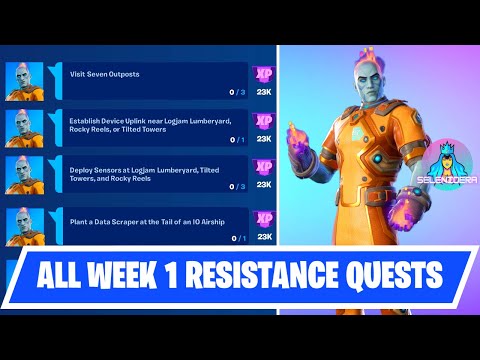 Fortnite All Week 1 Resistance Quests Guide | Fortnite Chapter 3 Season 2
