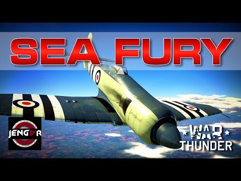 War Thunder Realistic: Sea Fury FB 11 [The Last Piston Fighter!]