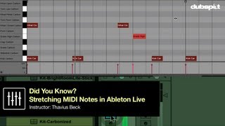 Ableton Live Tips w/ Thavius Beck: How to Stretch MIDI Notes - 'Did you Know?' Pt 9