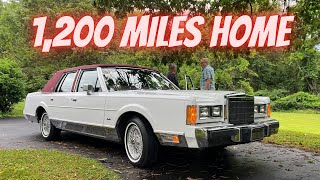 Buying a gorgeous 1989 Lincoln Town Car from one of my Subscribers and road tripping it 1200 miles