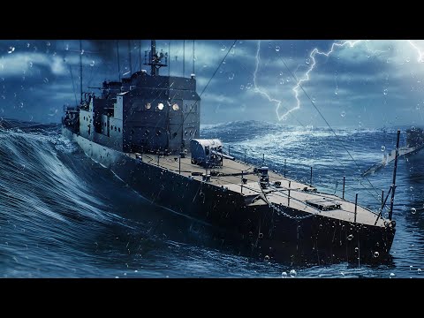 When a Destroyer Rammed a U-Boat and left the Crew in the Water...