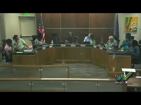 City of Waterloo City Council Meeting Regular Session - Monday, August 7, 2023