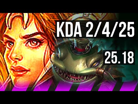 LEONA & Ziggs vs TAHM KENCH & Jhin (SUP) | KR Master | 25.18