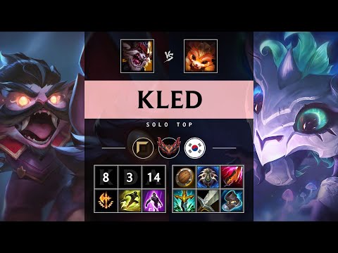 Kled Top vs Gnar - KR Grandmaster Patch 25.07