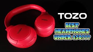 BEST Headphones Under $50??? TOZO HT2 ANC Wireless Headphones Review