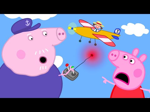 Capa de O avião com controle remoto | Peppa Pig Portuguese Brazil Episódios completos |