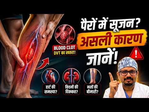 पैरों की सूजन के कारण: पाइप, पंप और फ़िल्टर की कहानी