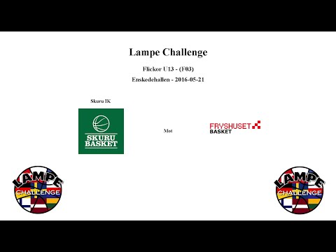 Skuru Basket (F03) mot KFUM Fryshuset Basket - LAMPE - 2016-05-21
