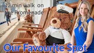 Ship Tour - Outdoor Promenade Walk #crownprincess