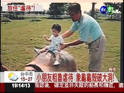 牧場涉虐?象龜坐破殼.羊駝吃到撐!