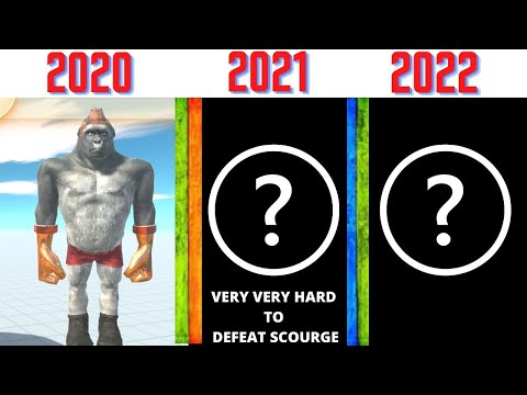 EVOLUTION OF WOLVERILLA IN ARBS -  2020   2021   2022  - ANIMAL REVOLT BATTLE SIMULATOR