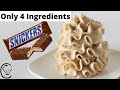 Snickers Condensed Milk Buttercream 4 Ingredient Silky Smooth No Grit Minutes To Make NO Icing Sugar
