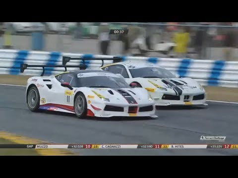 Ferrari Challenge North America 2018. Race 2 Daytona International Speedway. Last Laps
